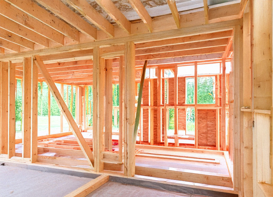 Construction de maison en ossature bois à Vitré (35)